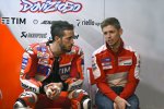 Andrea Dovizioso und Casey Stoner (Ducati) 