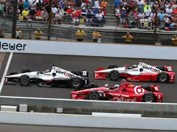 Juan Pablo Montoya, Scott Dixon, Will Power Titel-Bild zur News: Juan Pablo Montoya, Scott Dixon, Will Power
