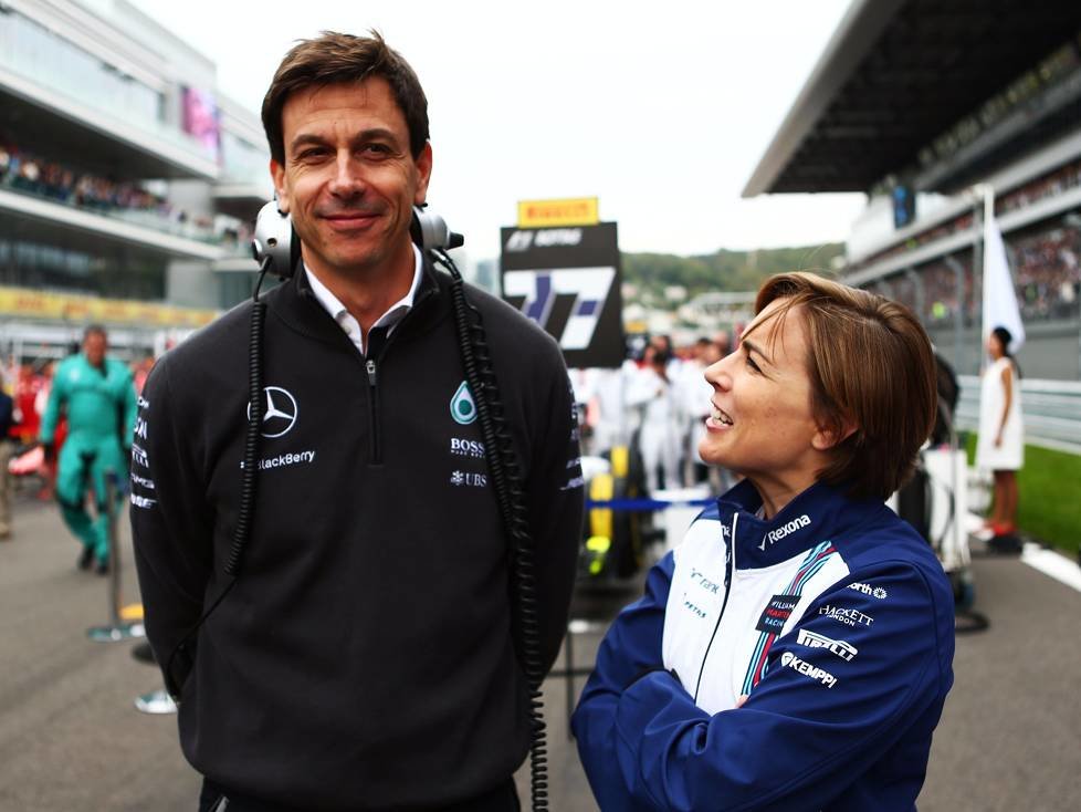 Toto Wolff, Claire Williams