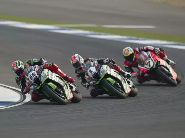 Chaz Davies, Jonathan Rea, Tom Sykes Titel-Bild zur News: Chaz Davies, Jonathan Rea, Tom Sykes