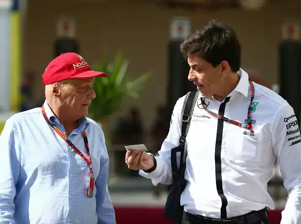 Niki Lauda, Toto Wolff Titel-Bild zur News: Niki Lauda, Toto Wolff