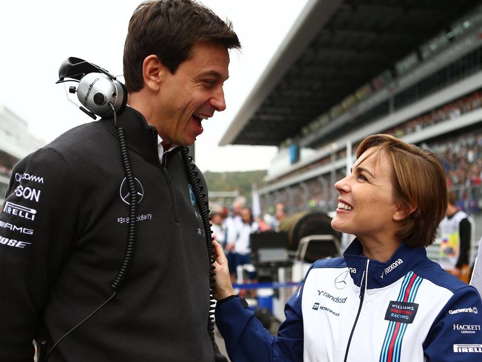 Toto Wolff, Claire Williams