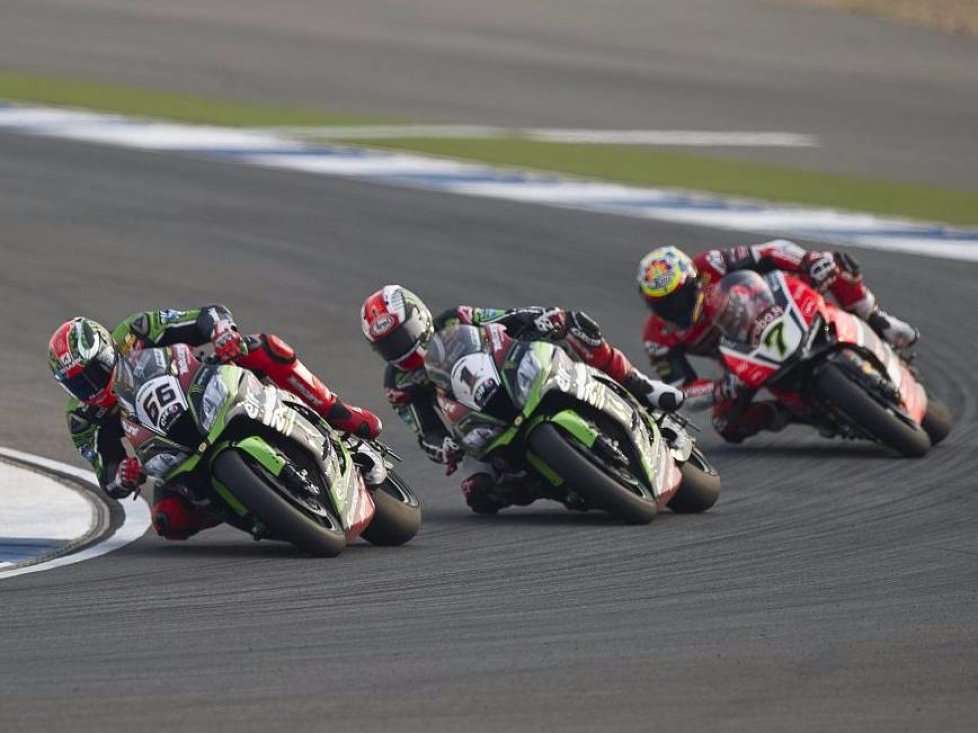 Jonathan Rea, Tom Sykes, Chaz Davies