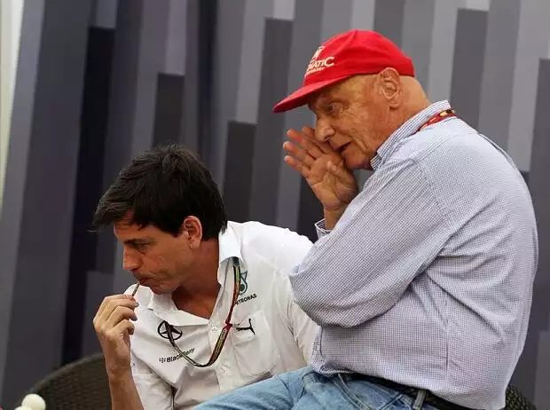 Niki Lauda, Toto Wolff Titel-Bild zur News: Niki Lauda, Toto Wolff