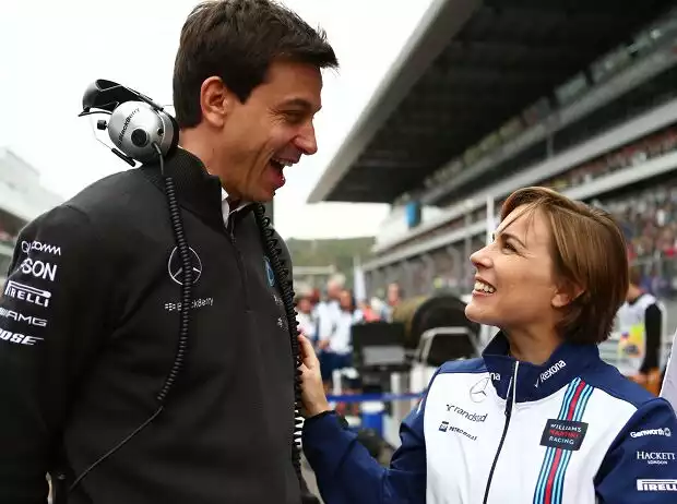Toto Wolff, Claire Williams Titel-Bild zur News: Toto Wolff, Claire Williams