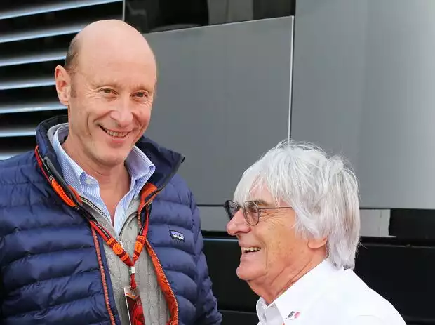 Bernie Ecclestone und Donald Mackenzie Titel-Bild zur News: Bernie Ecclestone und Donald Mackenzie