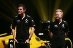 Jolyon Palmer (Renault) und Kevin Magnussen (Renault) 