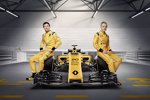 Jolyon Palmer (Renault) und Kevin Magnussen (Renault) 