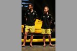 Jolyon Palmer (Renault) und Kevin Magnussen (Renault) 