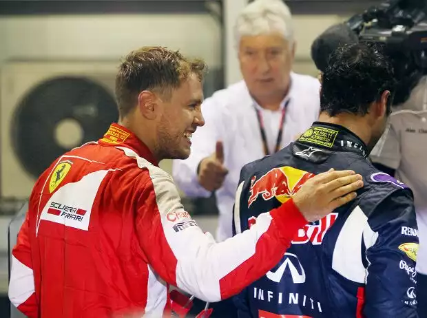 Sebastian Vettel, Daniel Ricciardo Titel-Bild zur News: Sebastian Vettel, Daniel Ricciardo