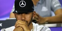 Bild zum Inhalt: Schlechtes Vorbild im Netz: Lewis Hamilton verweigert Fragen