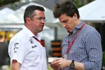 Eric Boullier und Toto Wolff 