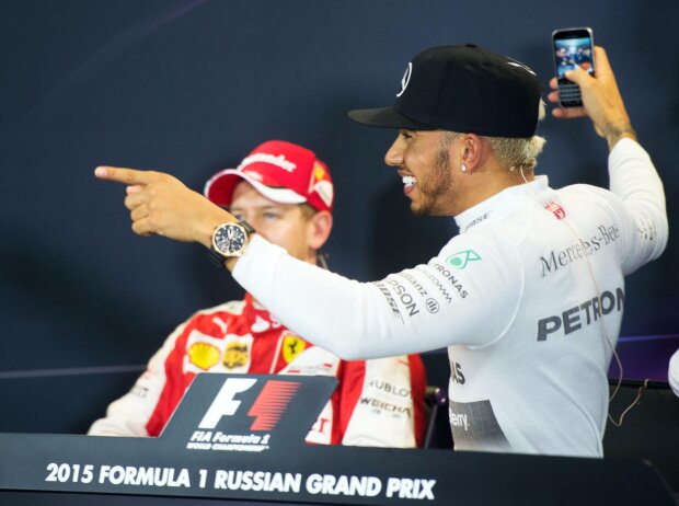 Sebastian Vettel, Lewis Hamilton Sebastian Vettel, Lewis Hamilton
