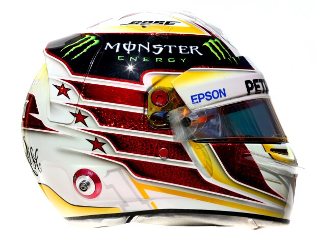 Titel-Bild zur News: Helm von Lewis Hamilton