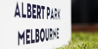 Melbourne-Schild im Albert Park