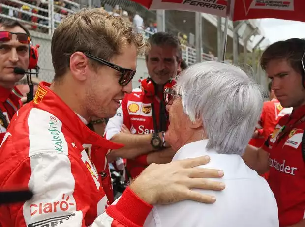 Sebastian Vettel, Bernie Ecclestone Titel-Bild zur News: Sebastian Vettel, Bernie Ecclestone