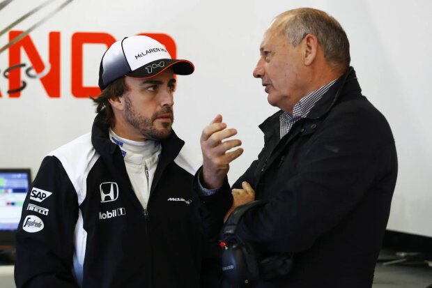 Fernando Alonso Ron Dennis McLaren McLaren Honda F1 ~Fernando Alonso und Ron Dennis (McLaren)~ 