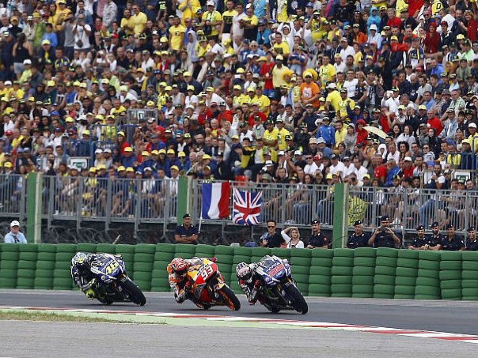 Marc Marquez, Jorge Lorenzo, Valentino Rossi