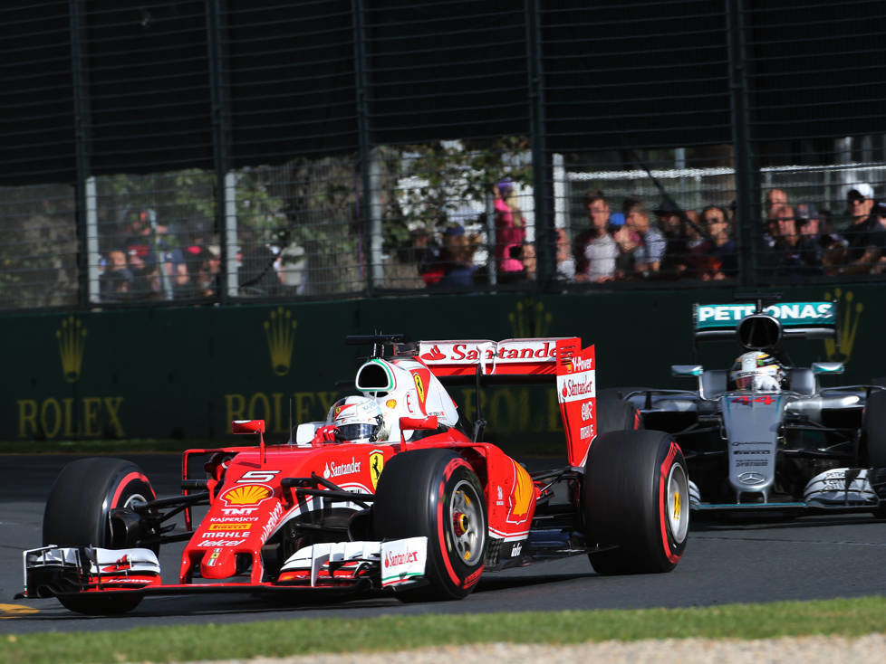 Sebastian Vettel, Lewis Hamilton