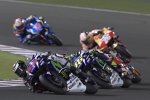 Jorge Lorenzo vor Valentino Rossi (Yamaha) 