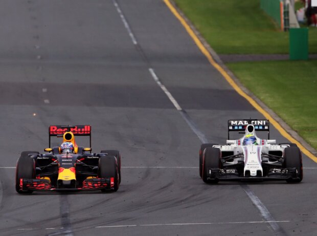 Titel-Bild zur News: Daniel Ricciardo, Felipe Massa
