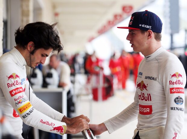 Titel-Bild zur News: Carlos Sainz, Max Verstappen
