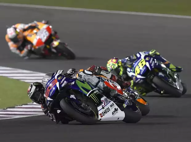 Jorge Lorenzo, Valentino Rossi Titel-Bild zur News: Jorge Lorenzo, Valentino Rossi