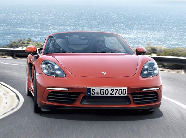 Vorderansicht des Porsche 718 Boxster S