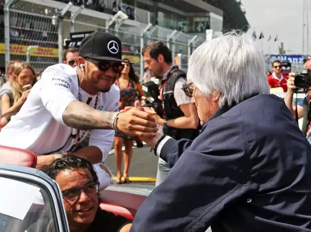 Lewis Hamilton, Bernie Ecclestone Titel-Bild zur News: Lewis Hamilton, Bernie Ecclestone