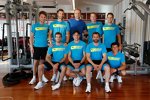 Die BMW-Fahrer im Fitnesscamp