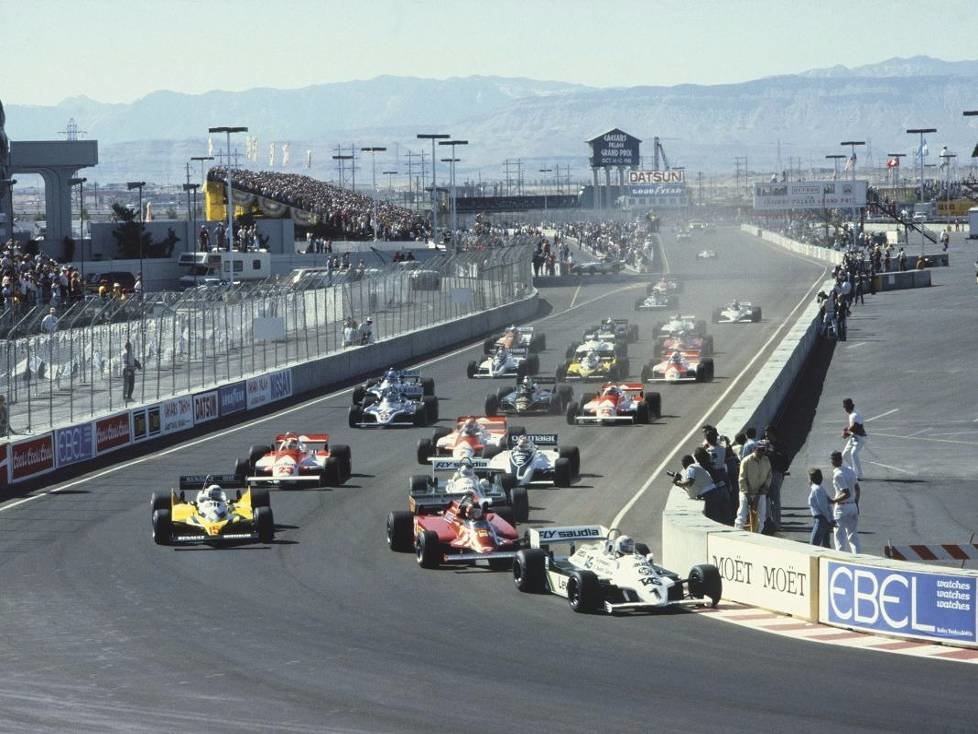 Alain Prost, Nelson Piquet Jun., Nigel Mansell, Patrick Tambay, Adrien Tambay, Andrea de Cesaris, Rene Arnoux