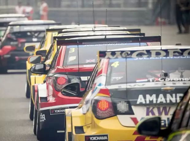 WTCC-Autos in der Boxengasse Titel-Bild zur News: WTCC-Autos in der Boxengasse