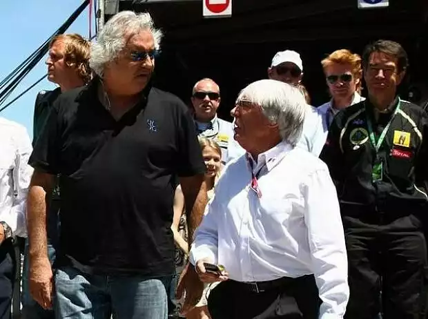 Bernie Ecclestone (Formel-1-Chef), Flavio Briatore Titel-Bild zur News: Bernie Ecclestone (Formel-1-Chef), Flavio Briatore