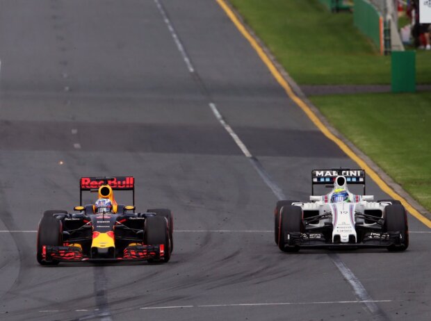 Titel-Bild zur News: Daniel Ricciardo, Felipe Massa