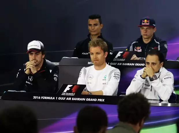 Pascal Wehrlein, Max Verstappen, Fernando Alonso, Nico Rosberg, Felipe Massa Titel-Bild zur News: Pascal Wehrlein, Max Verstappen, Fernando Alonso, Nico Rosberg, Felipe Massa