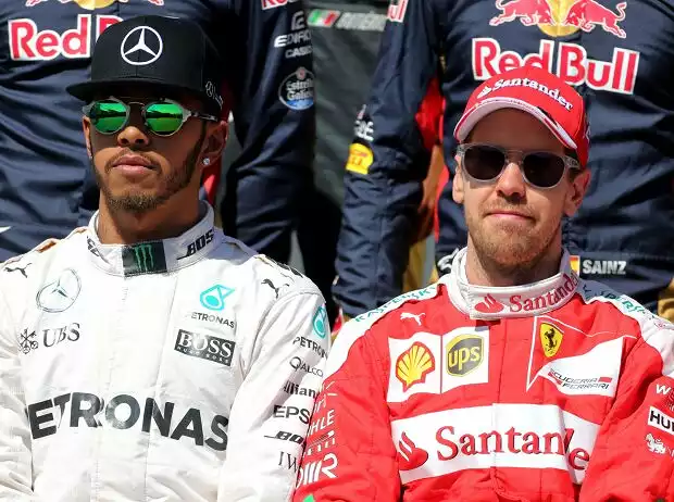 Lewis Hamilton, Sebastian Vettel Titel-Bild zur News: Lewis Hamilton, Sebastian Vettel