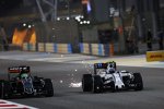 Nico Hülkenberg (Force India) und Valtteri Bottas (Williams) 