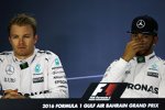 Nico Rosberg (Mercedes) und Lewis Hamilton (Mercedes) 