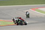 Tom Sykes vor Jonathan Rea (Kawasaki) 