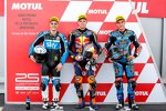 Romano Fenati, Brad Binder und Jorge Navarro 