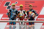 Jorge Navarro, Brad Binder und Khairul Idham Pawi 