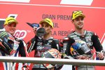 Sam Lowes, Johann Zarco und Jonas Folger 