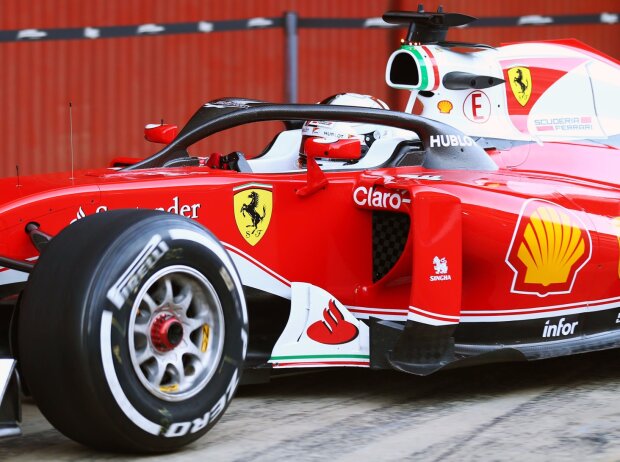 Titel-Bild zur News: Sebastian Vettel, Halo