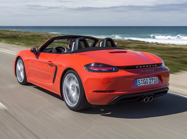 Heck des Porsche 718 Boxster S 