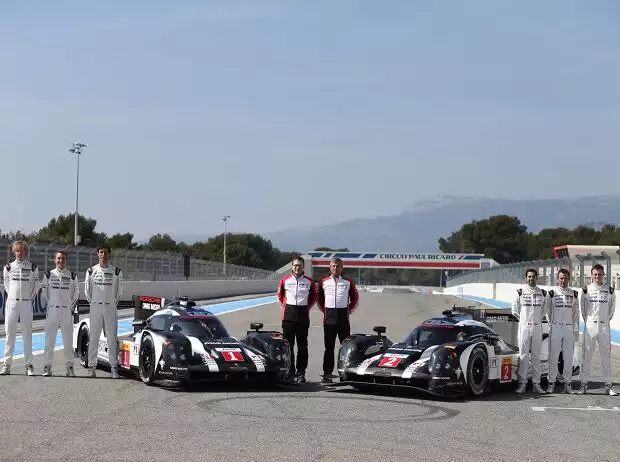 Brendon Hartley, Timo Bernhard, Mark Webber, Neel Jani, Romain Dumas, Marc Lieb Titel-Bild zur News: Brendon Hartley, Timo Bernhard, Mark Webber, Neel Jani, Romain Dumas, Marc Lieb