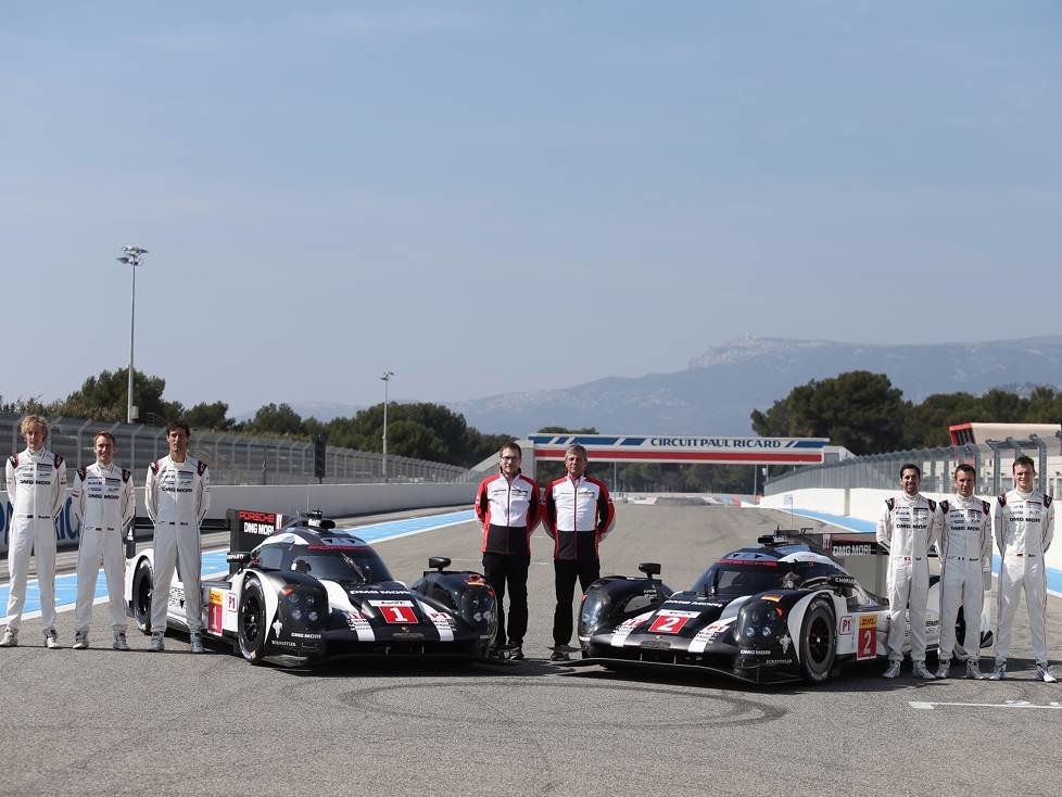 Brendon Hartley, Timo Bernhard, Mark Webber, Neel Jani, Romain Dumas, Marc Lieb