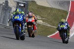 Aleix Espargaro vor Daniel Pedrosa und  Valentino Rossi 