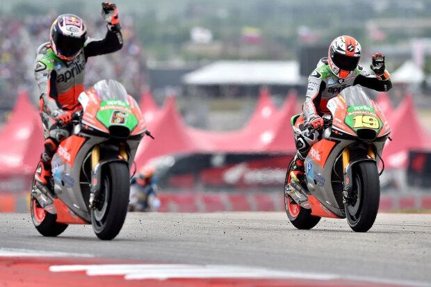  ~Stefan Bradl und Alvaro Bautista (Aprilia) ~          