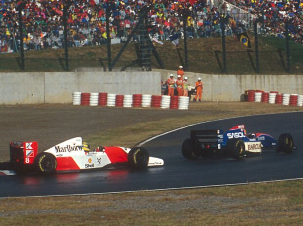 Titel-Bild zur News: Ayrton Senna & Eddie Irvine