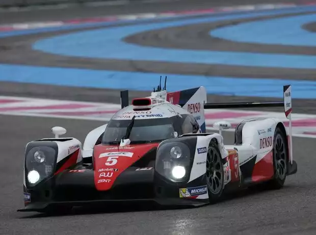 Anthony Davidson, Kazuki Nakajima, Sebastien Buemi, Toyota TS050 Hybrid, WEC Prologue, Paul Ricard Titel-Bild zur News: Anthony Davidson, Kazuki Nakajima, Sebastien Buemi, Toyota TS050 Hybrid, WEC Prologue, Paul Ricard